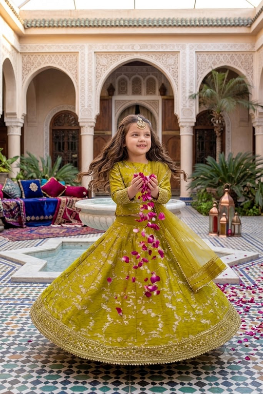 Mini Ghazal - Apple Green