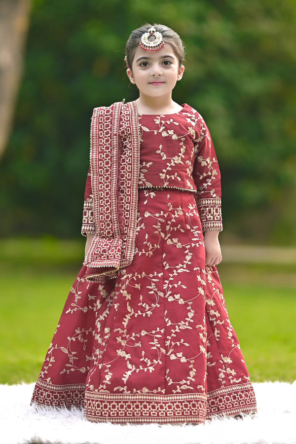 Mini Ghazal Maroon- Alaya