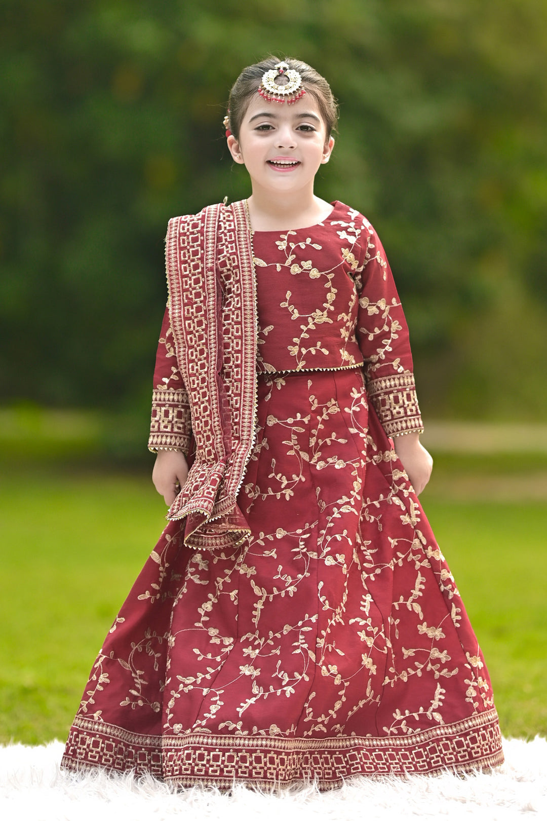 Mini Ghazal Maroon- Alaya