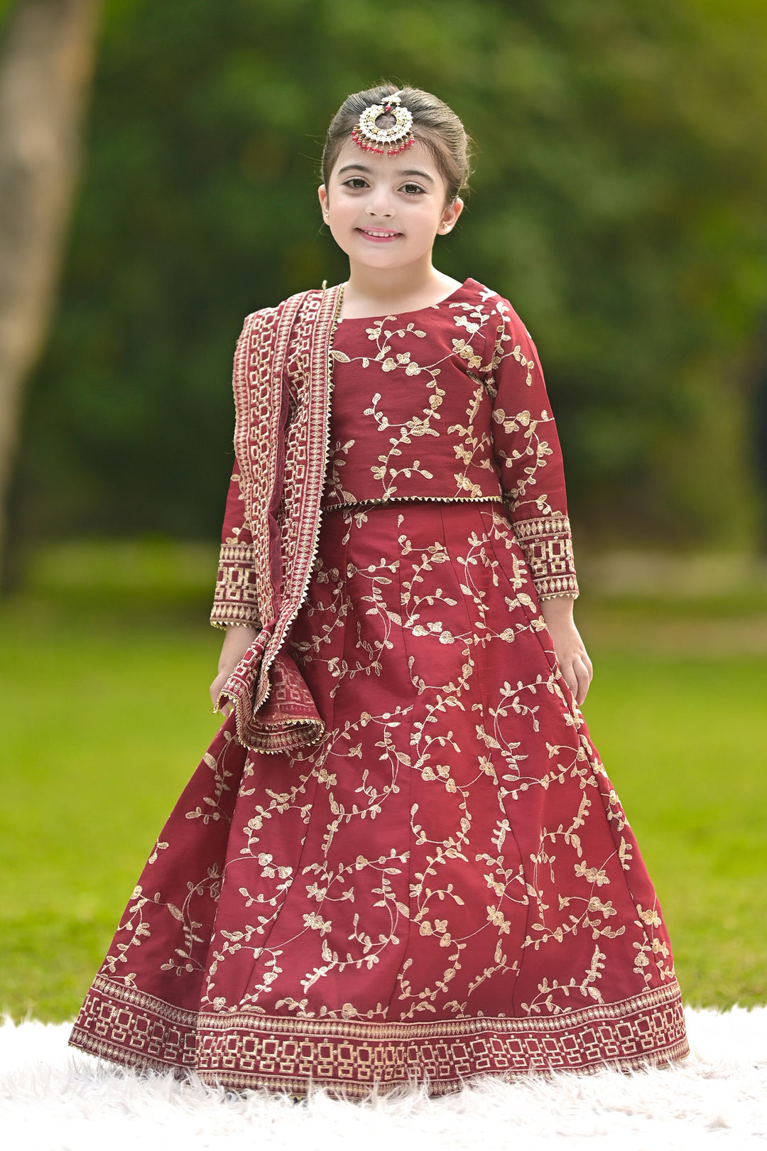 Mini Ghazal Maroon- Alaya