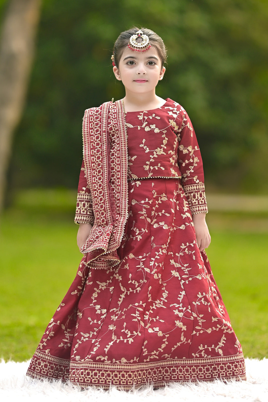 Mini Ghazal Maroon- Alaya