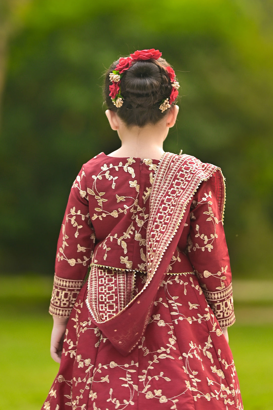 Mini Ghazal Maroon- Alaya