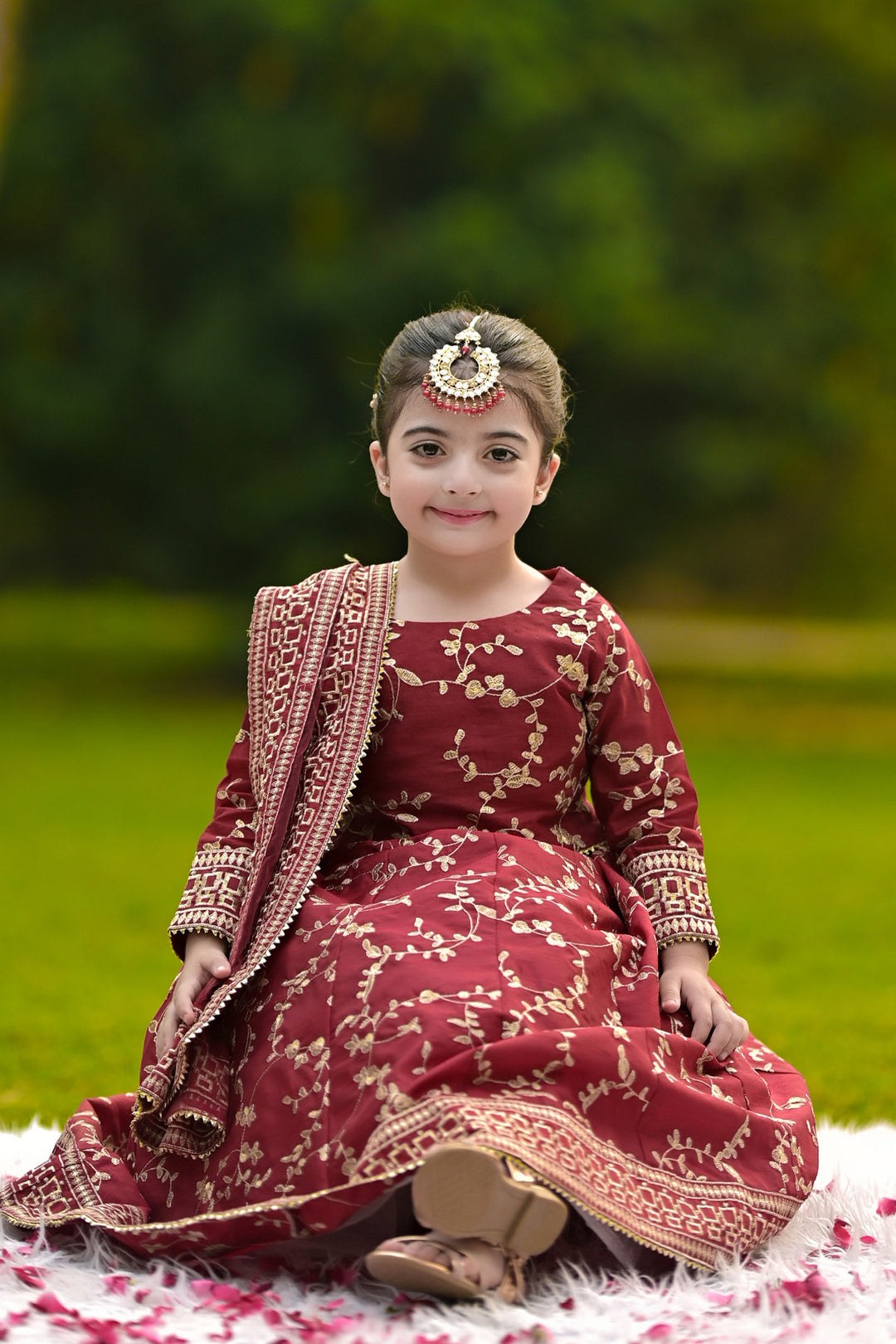 Mini Ghazal Maroon- Alaya