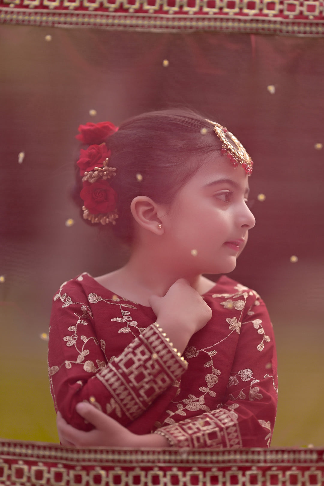 Mini Ghazal Maroon- Alaya